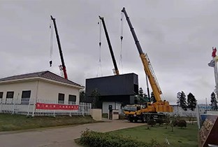 高职园二期污水处理设施主体就位 