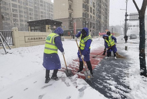 扬子晚报：高淳建发：党员冬训扫雪忙 增识净心强担当